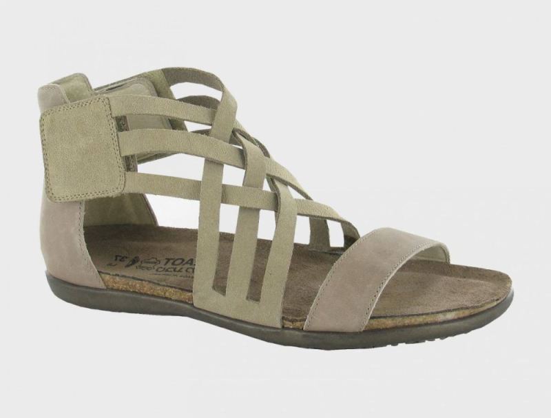 Naot | Marita-Sand Suede / Khaki Beige Lthr