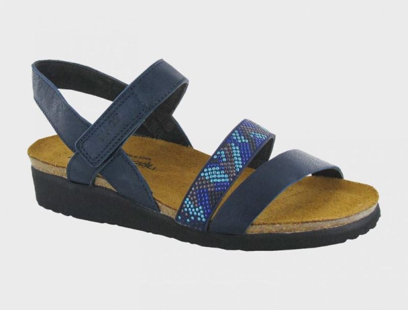 Naot | Gwyneth-Ink Leather / Blue Combo
