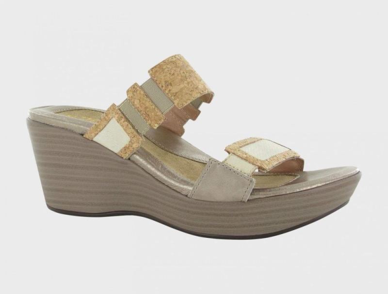 Naot | Treasure-Gold Threads Lthr / Cork Lthr