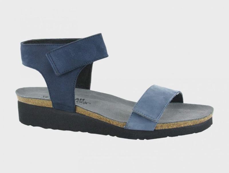 Naot | Alba-Feathery Blue Nubuck / Navy Velvet Nubuck