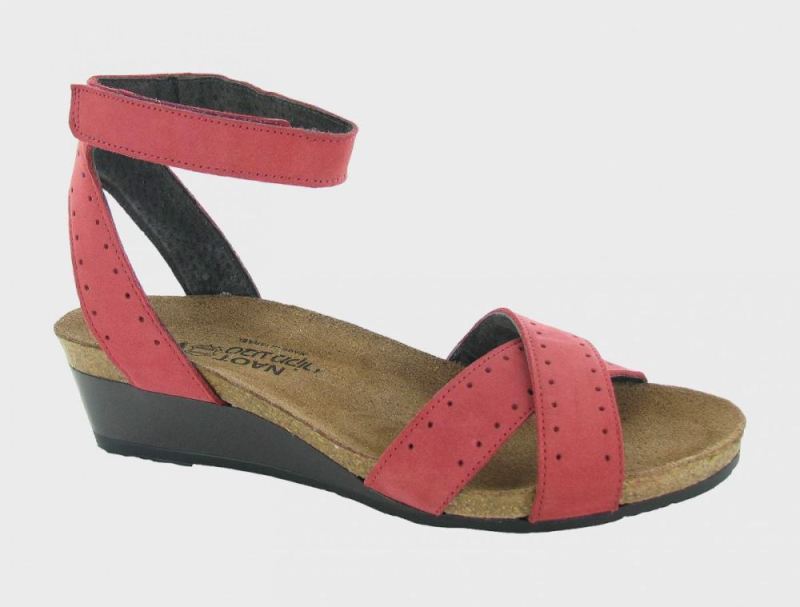 Naot | Wand-Brick Red Nubuck / Glass Brown