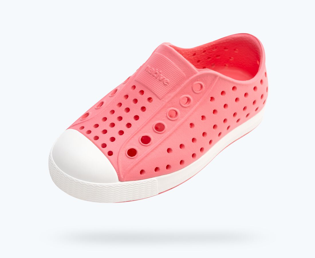 Native Shoes Jefferson Sugarlite&trade; Child - Flamingo Pink/ Shell White