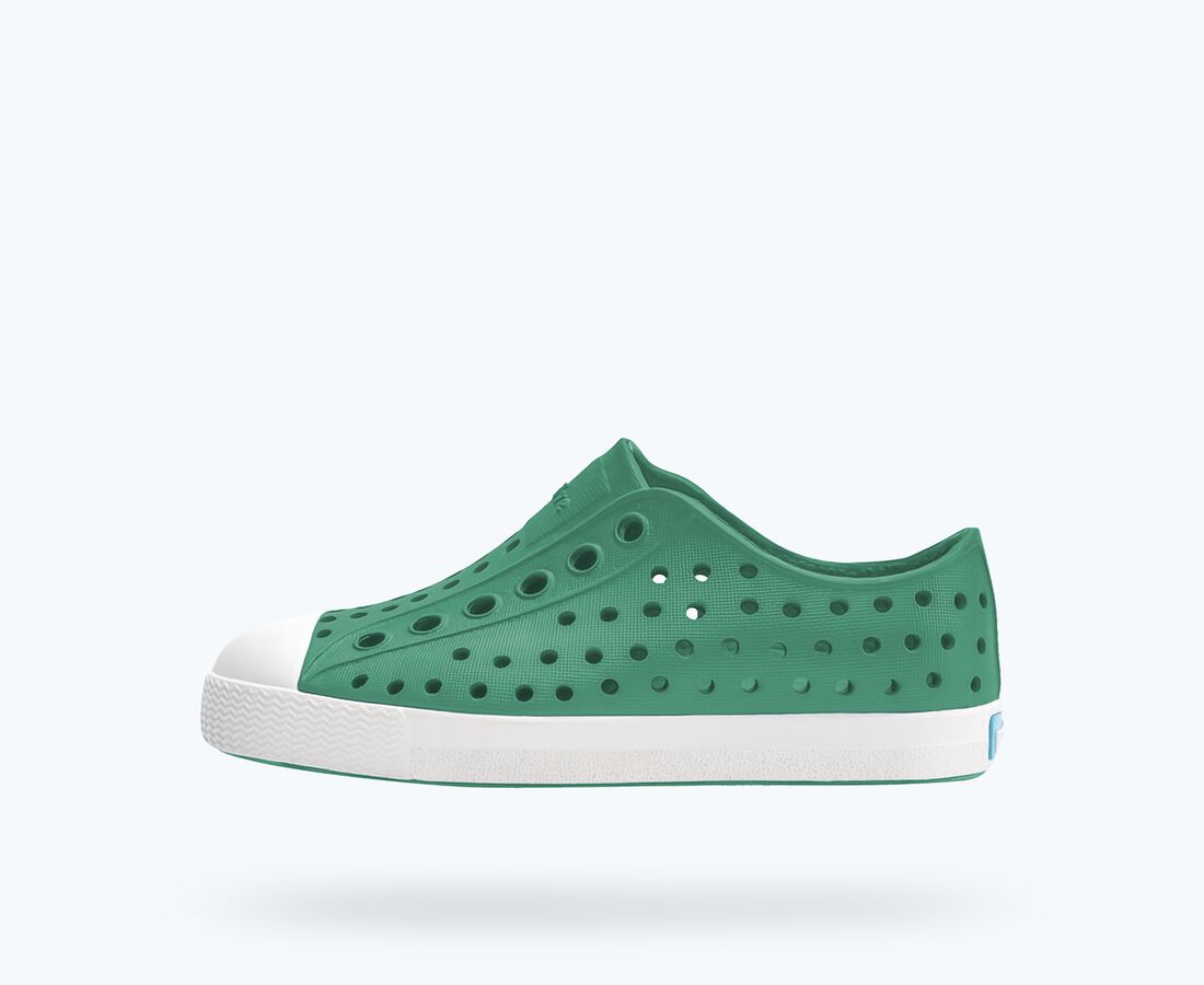 Native Shoes Jefferson Sugarlite&trade; Child - Alpine Green/ Shell White