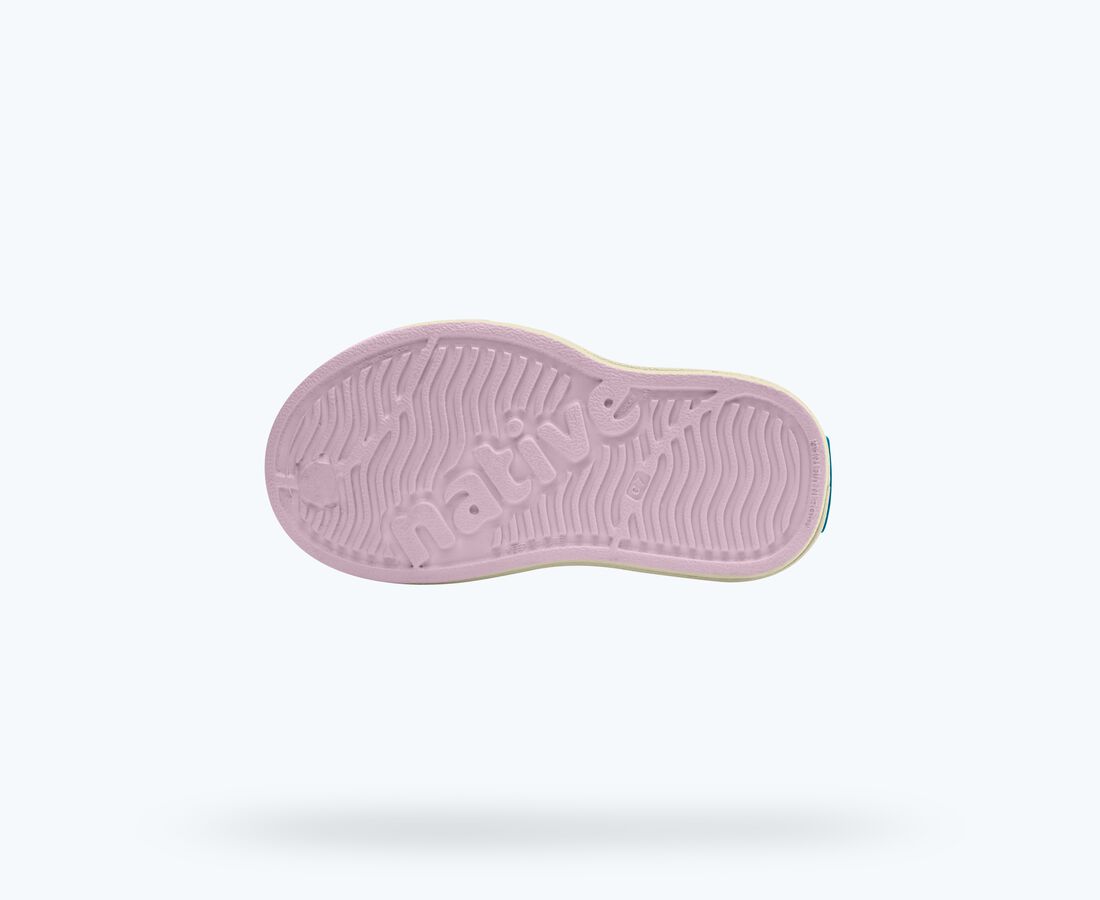 Native Shoes Miles Child - Barely Pink/ Bone White