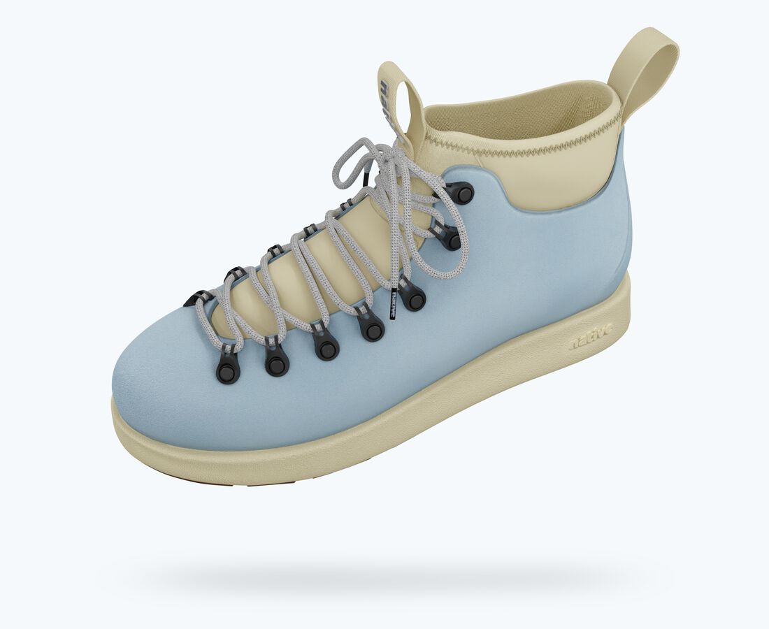 Native Shoes Men's Fitzsimmons Venture - Air Blue/ Tapioca Off White