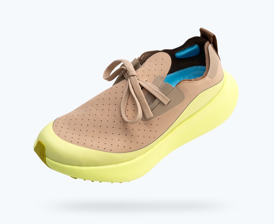 Native Shoes Women's Apollo 10 Roam - Flax Tan/ Peaceful Green