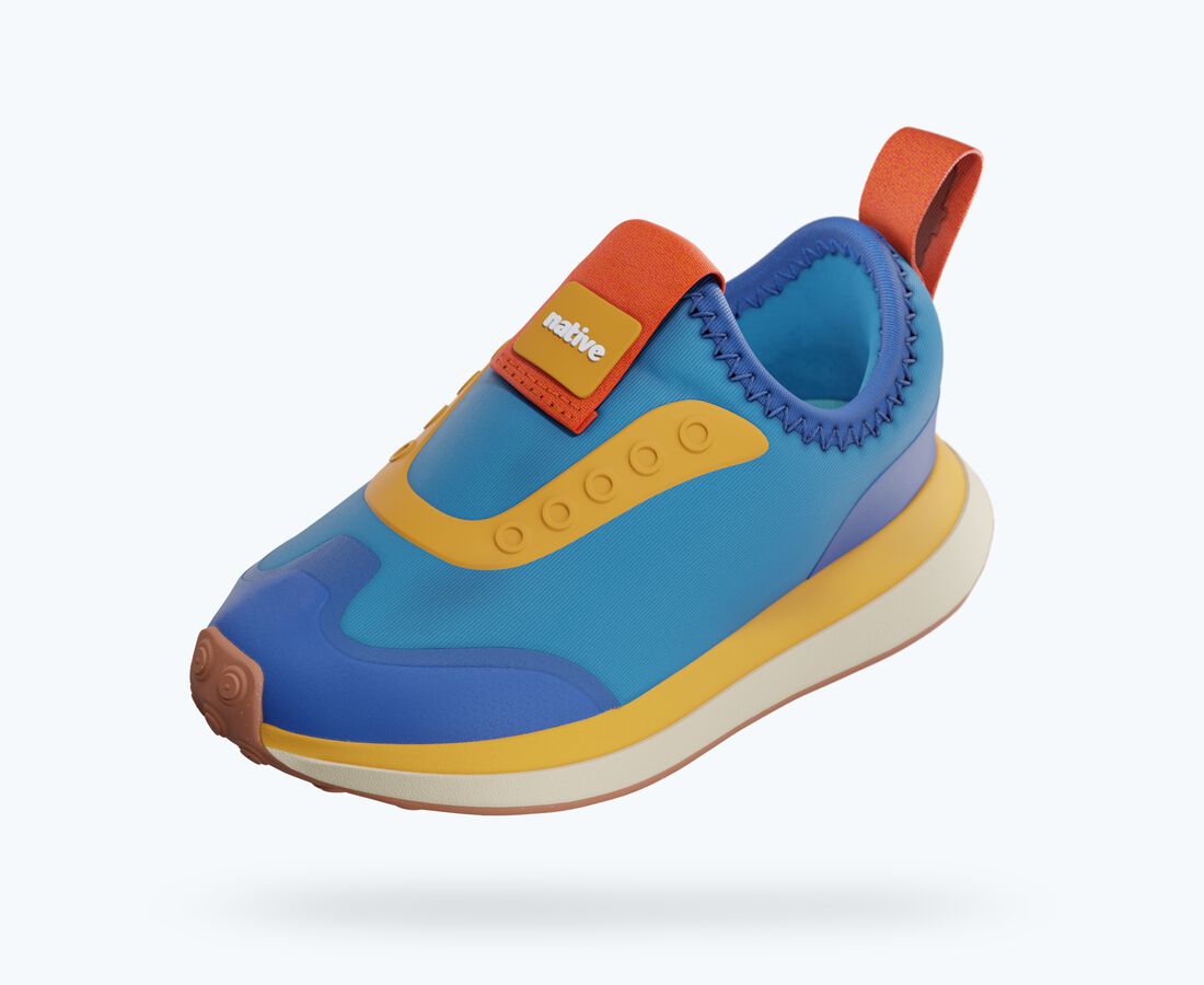 Native Shoes Robbie Dash Child - Megamarine Blue/ Tapioca Dart/ Hazel Brown