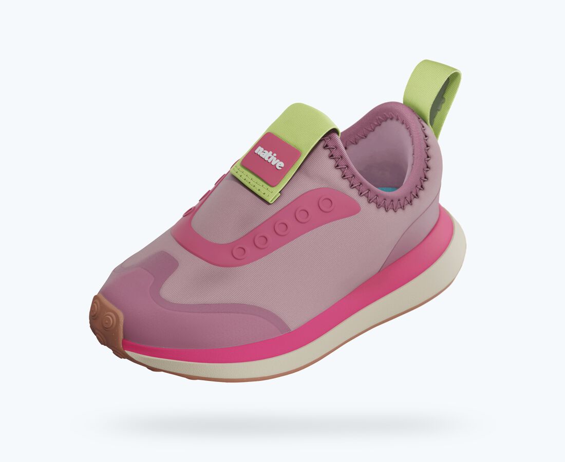 Native Shoes Robbie Dash Child - Balos Pink/ Tapioca Popsicle/ Hazel Brown