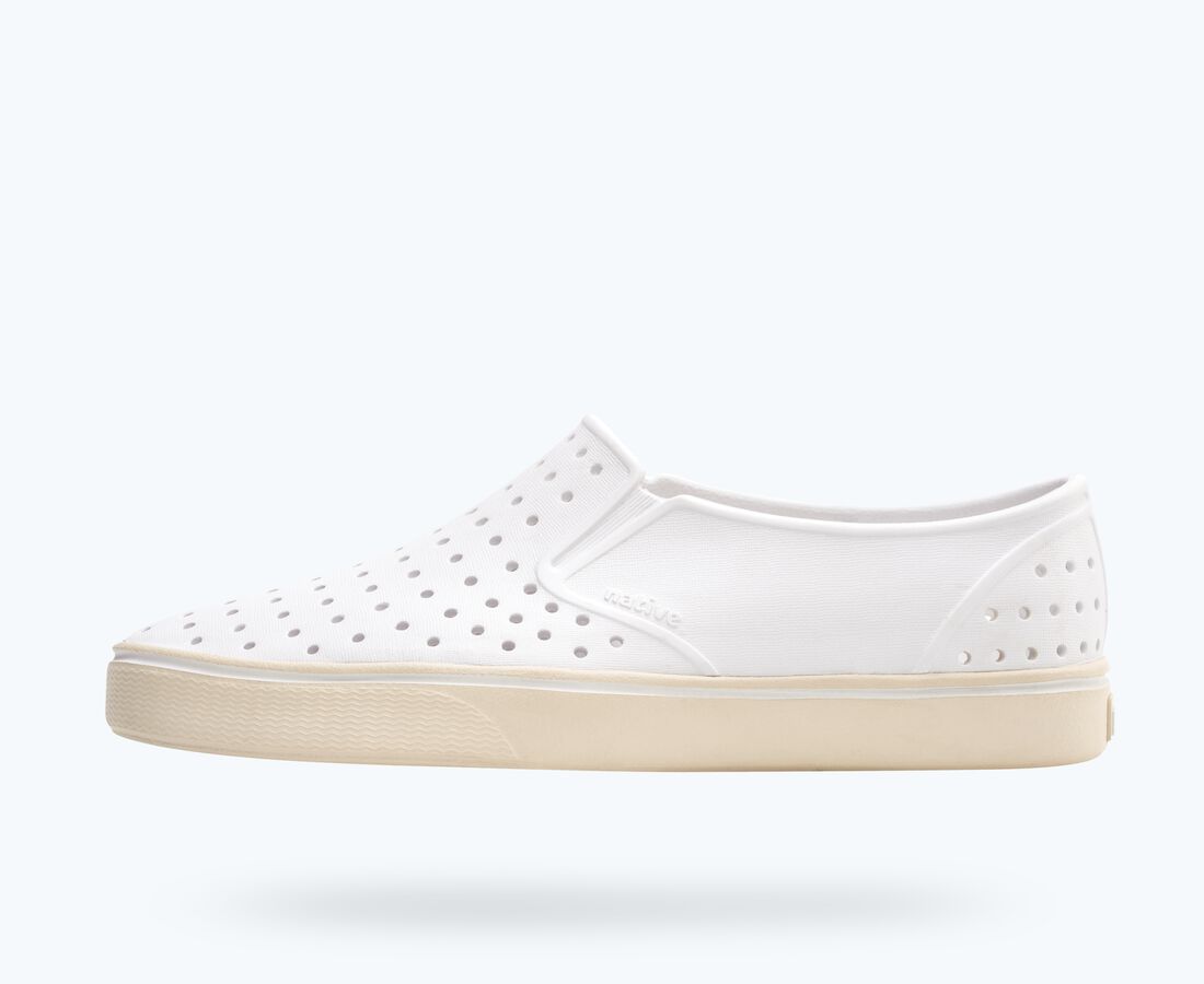 Native Shoes Women's Miles Wanderfoam&trade; - Shell White/ Bone White