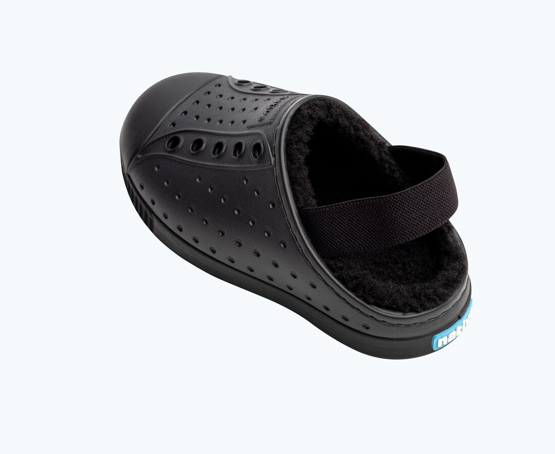 Native Shoes Jefferson Cozy Little Kids - Jiffy Black/ Jiffy Black/ Jiffy Black