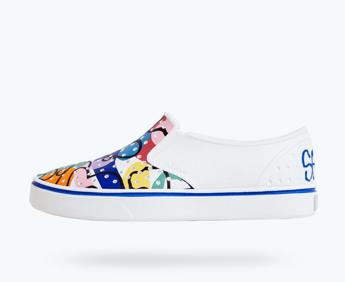 Native Shoes Men's Miles x Sebo Wanderfoam&trade; - Shell White/ Shell White/ Multi Skate