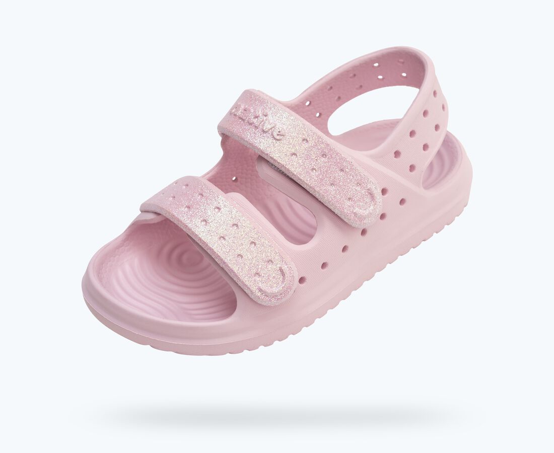 Native Shoes Chase Bio-Bling&trade; Child - Barely Pink Bling/ Barely Pink