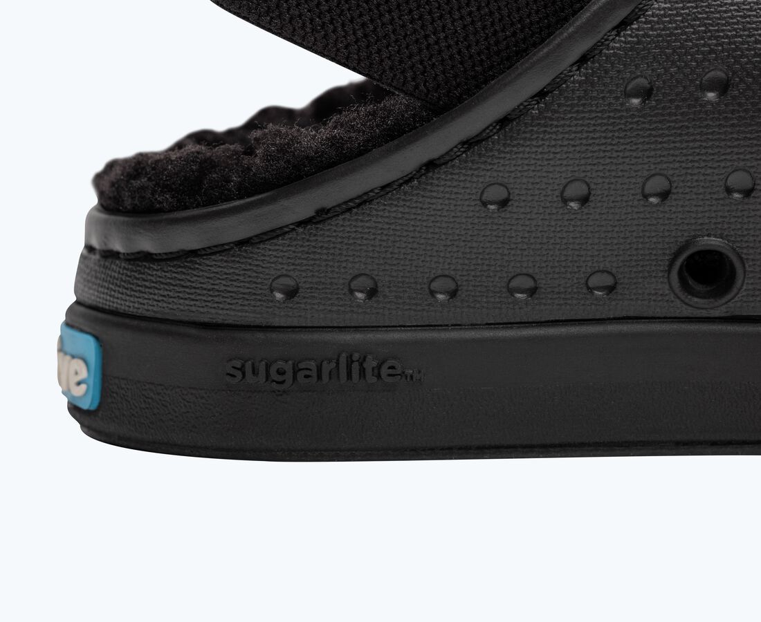 Native Shoes Jefferson Cozy Little Kids - Jiffy Black/ Jiffy Black/ Jiffy Black