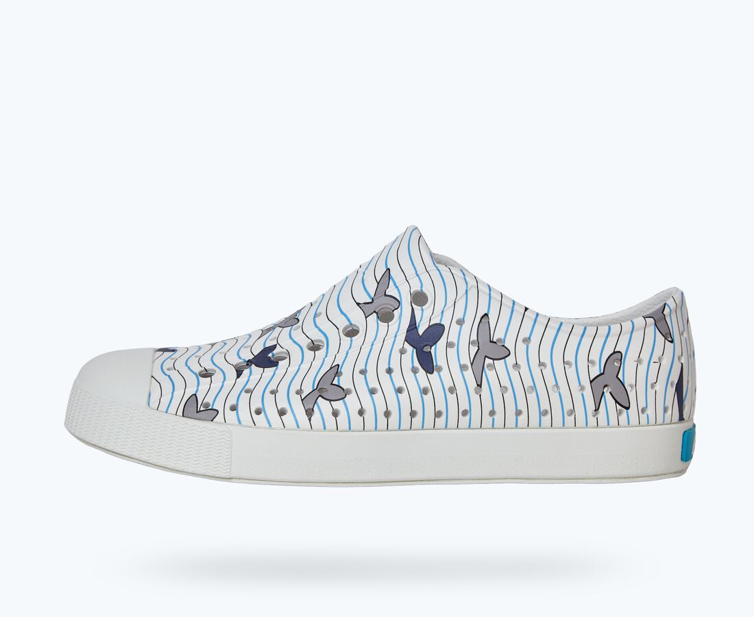 Native Shoes Women's Jefferson Print - Shell White/ Shell White/ Resting Nantucket Tail