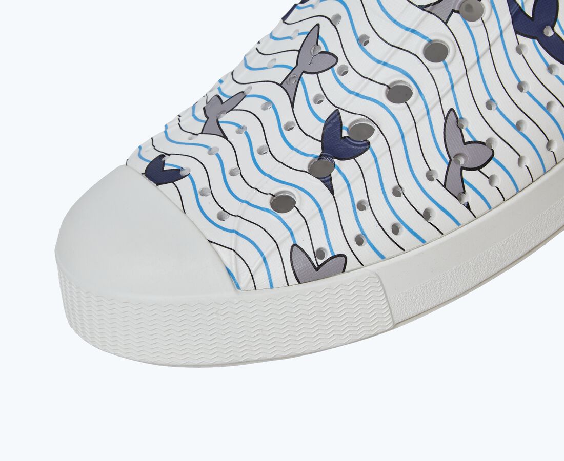 Native Shoes Women's Jefferson Print - Shell White/ Shell White/ Resting Nantucket Tail