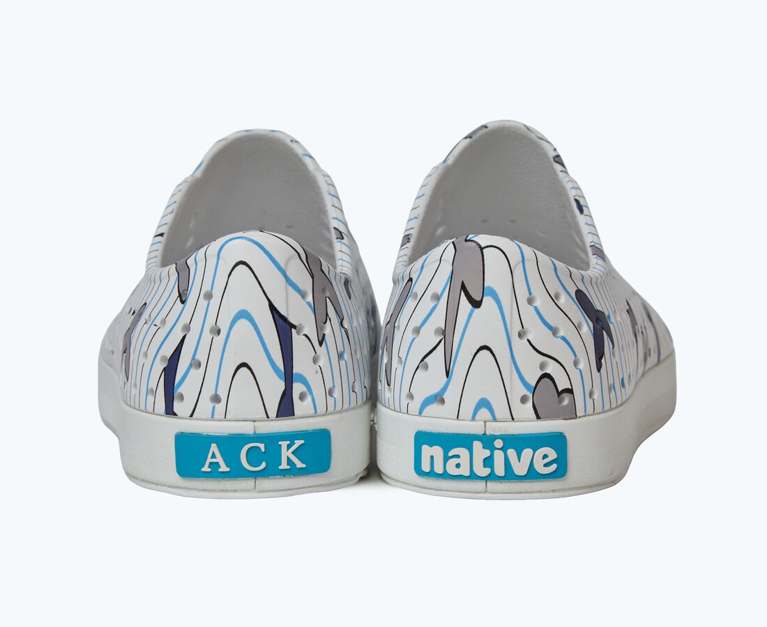 Native Shoes Men's Jefferson Print - Shell White/ Shell White/ Resting Nantucket Tail