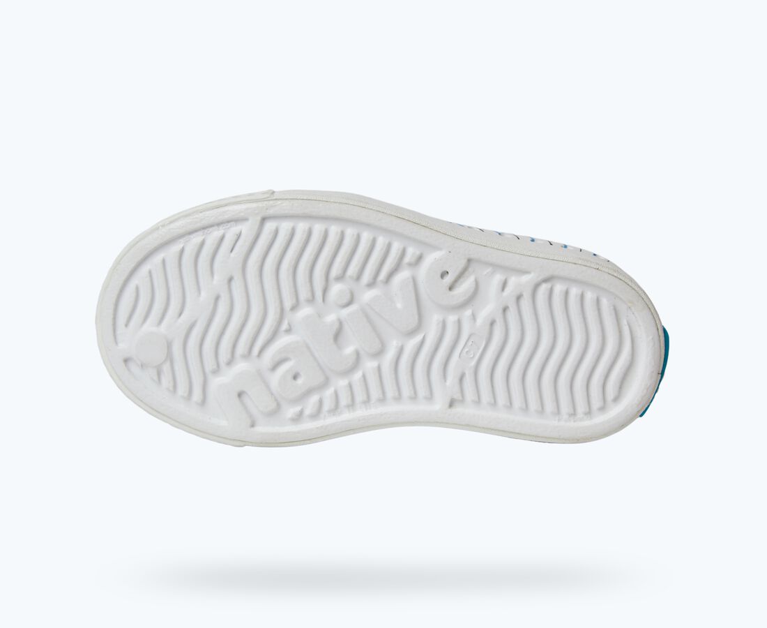 Native Shoes Jefferson Print Child - Shell White/ Shell White/ Resting Nantucket Tail