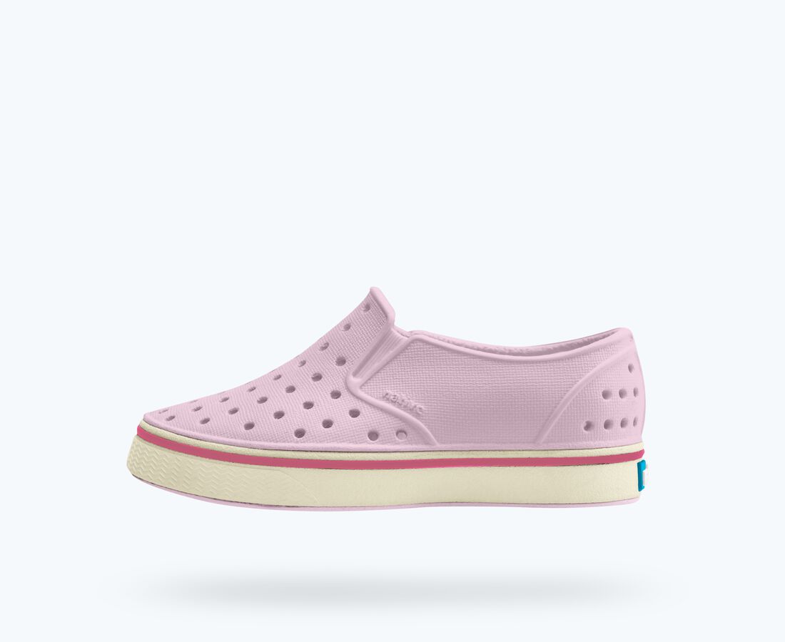 Native Shoes Miles Child - Barely Pink/ Bone White