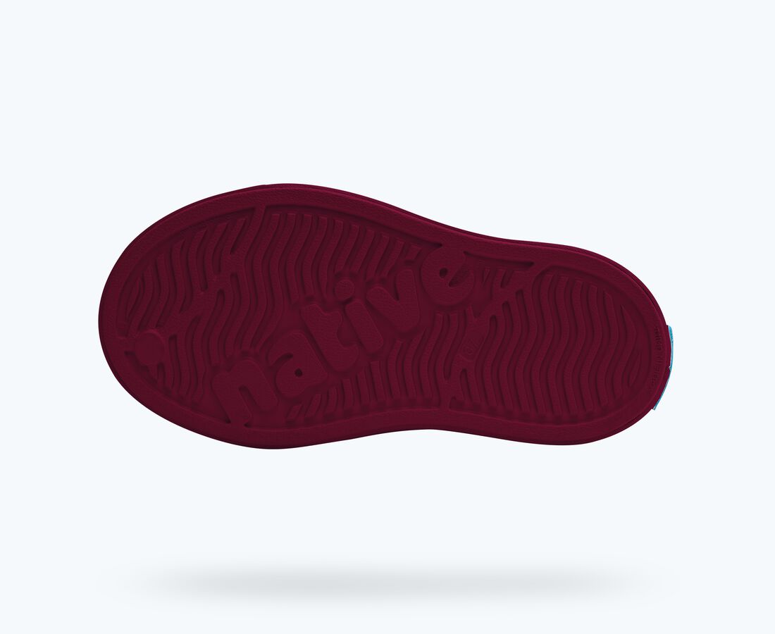 Native Shoes Jefferson Cozy Little Kids - Balos Pink/ Root Red/ Bone White