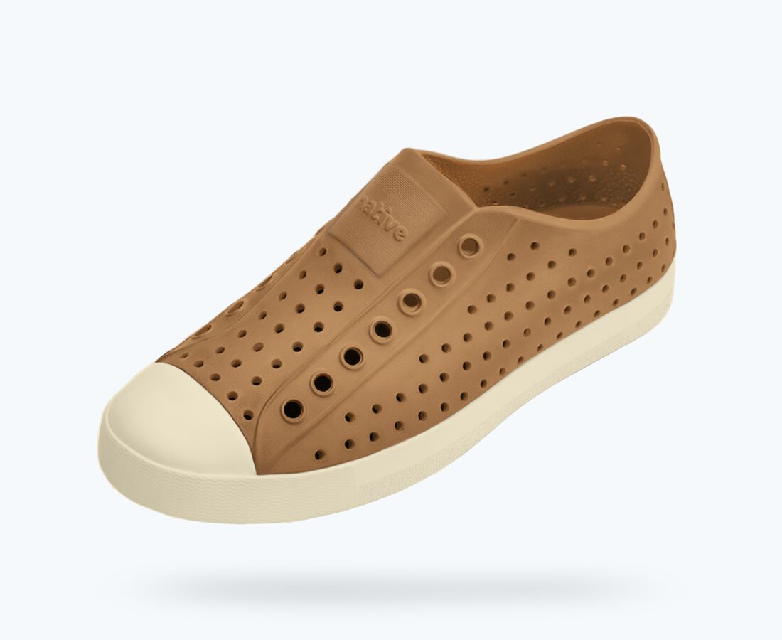 Native Shoes Women's Jefferson - Quicksand Brown/ Bone White