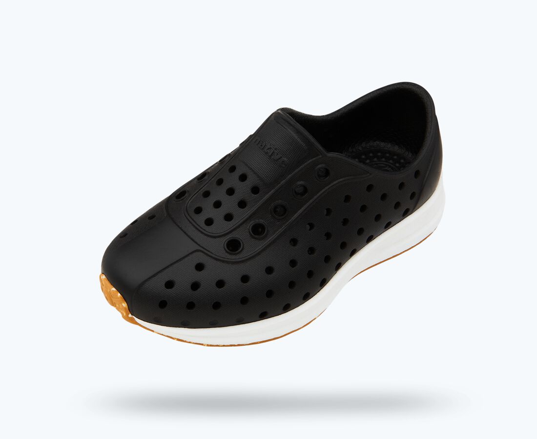 Native Shoes Robbie Child - Jiffy Black/ Shell White/ Mash Speckle Rubber