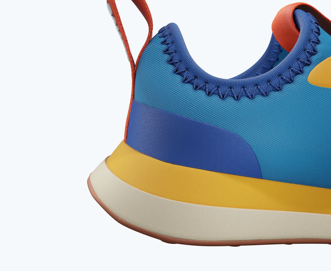 Native Shoes Robbie Dash Child - Megamarine Blue/ Tapioca Dart/ Hazel Brown