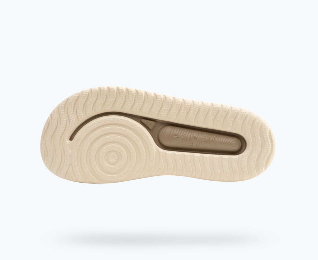 Native Shoes Chase Big Kids - Flax Tan/ Bone White