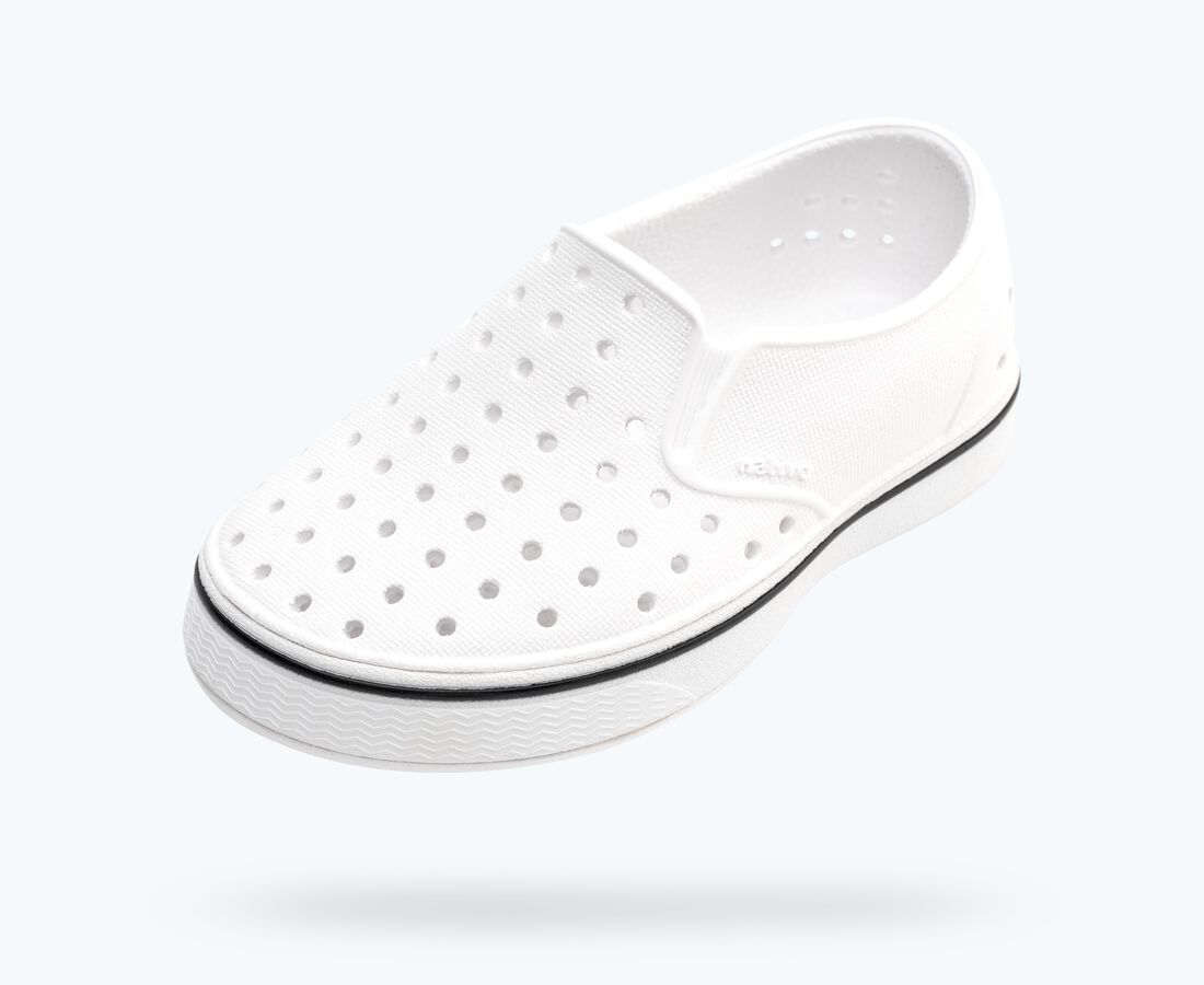 Native Shoes Miles Child - Shell White/ Shell White