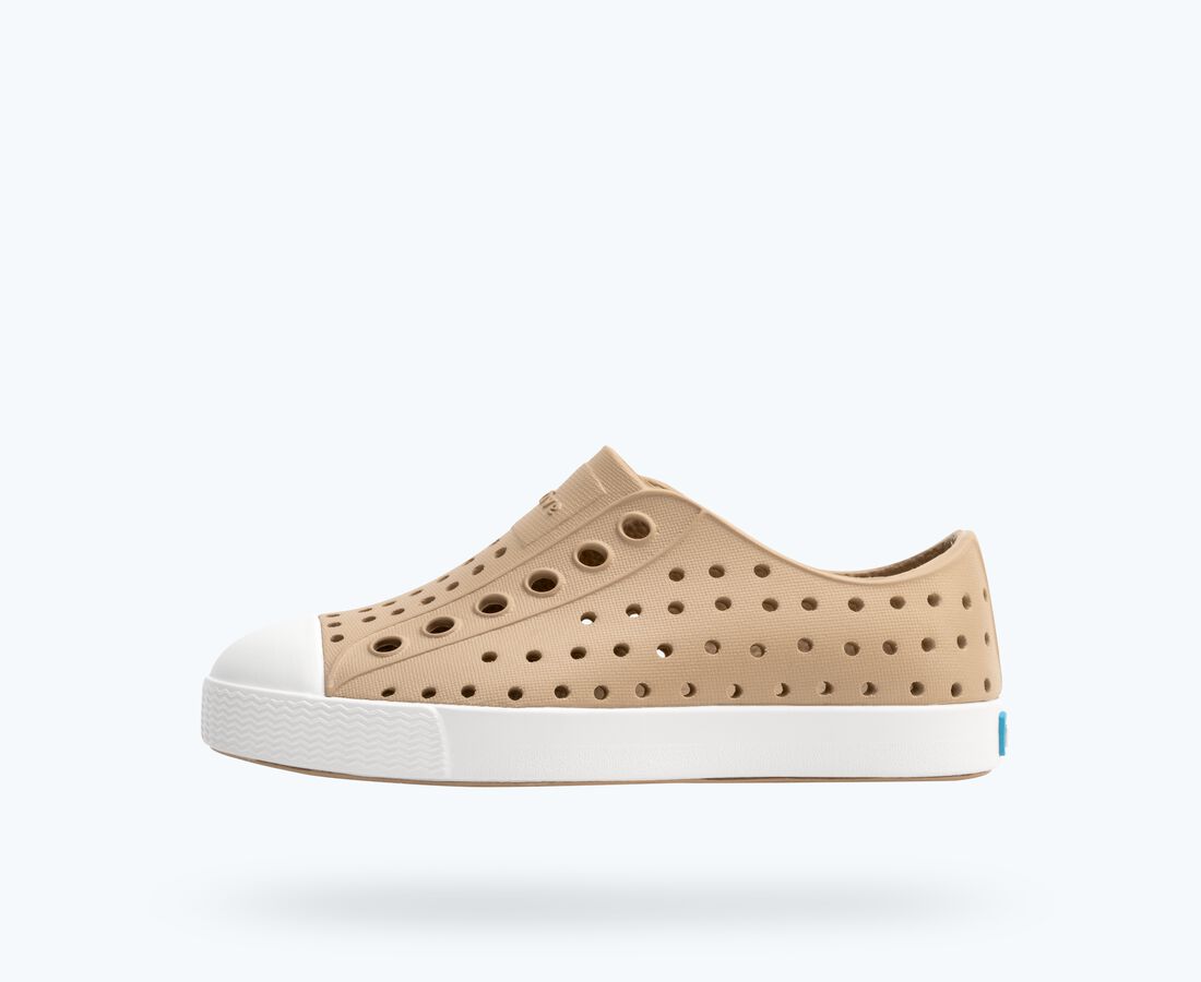 Native Shoes Jefferson Sugarlite&trade; Child - Flax Tan/ Shell White