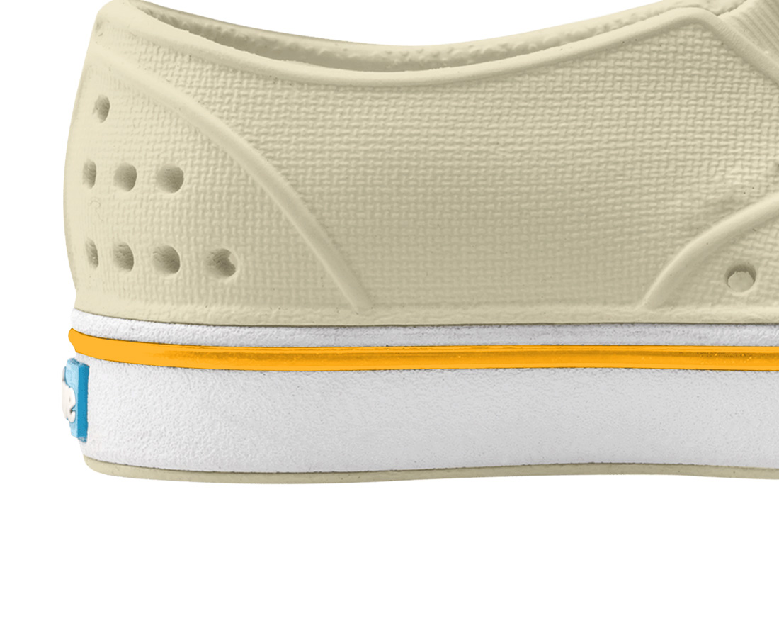 Native Shoes Miles Block Child - Bone White/ Shell White/ Happy Flower Block