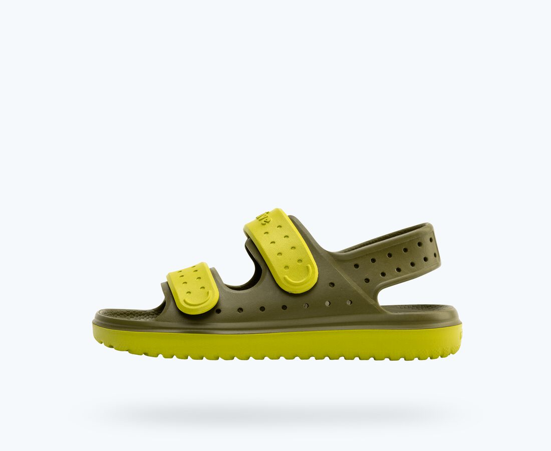 Native Shoes Chase Big Kids - Rookie Green/ Seaweed Green