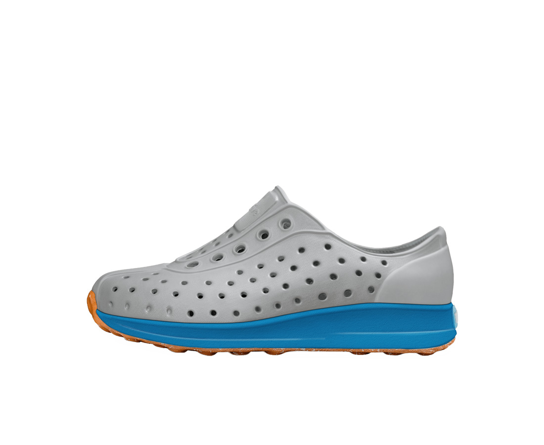 Native Shoes Robbie Child - Pigeon Grey/ Megamarine Blue/ Sunset Speckle
