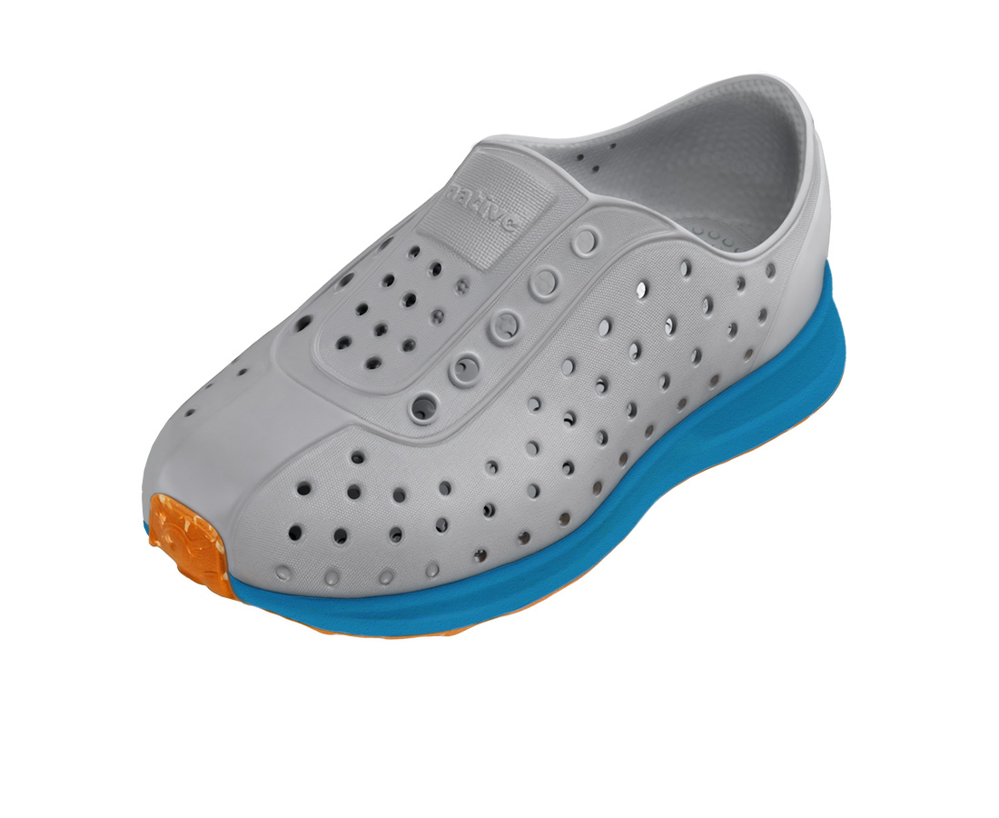 Native Shoes Robbie Child - Pigeon Grey/ Megamarine Blue/ Sunset Speckle