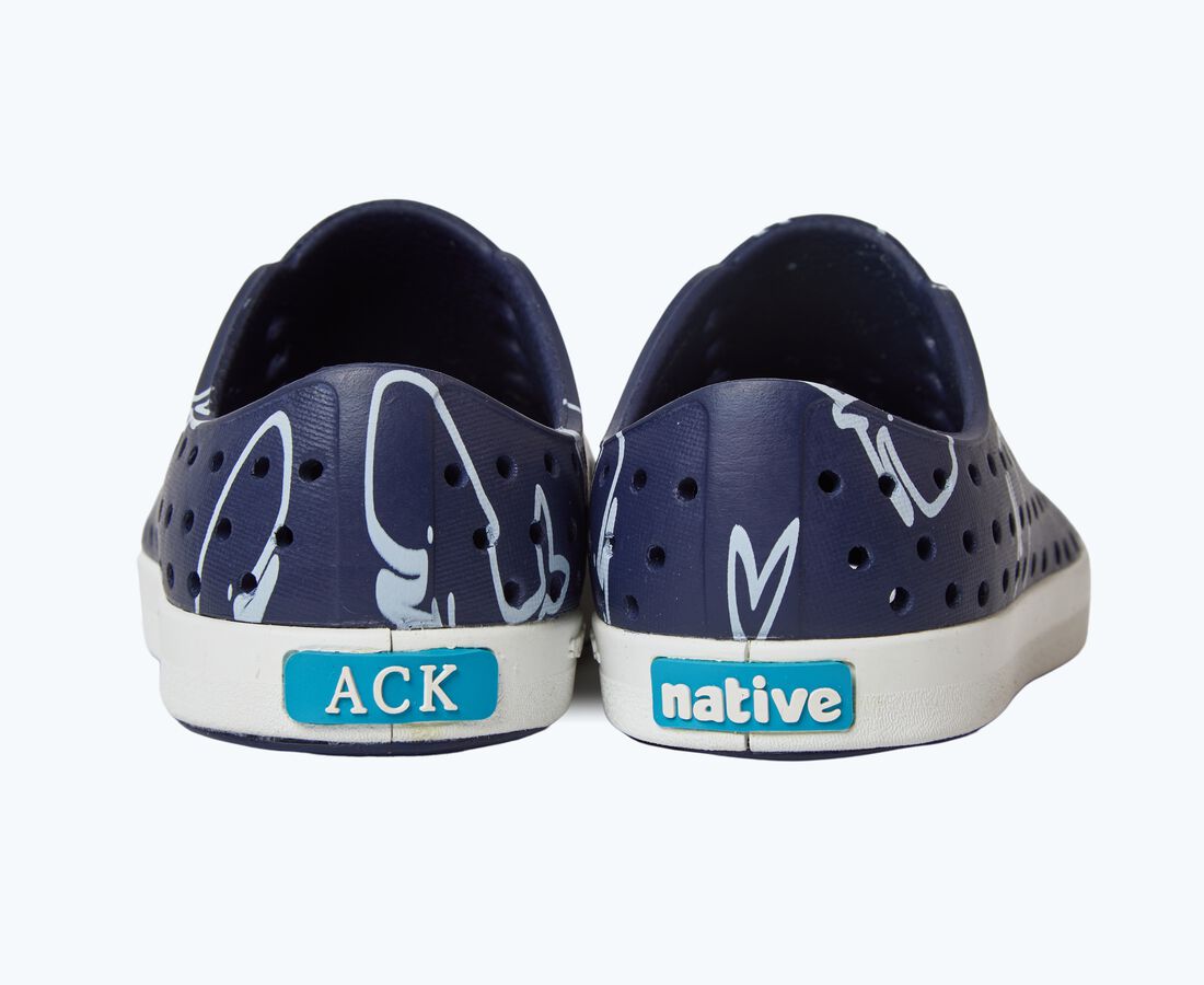 Native Shoes Jefferson Print Child - Regatta Blue/ Shell White/ Nantucket ACK