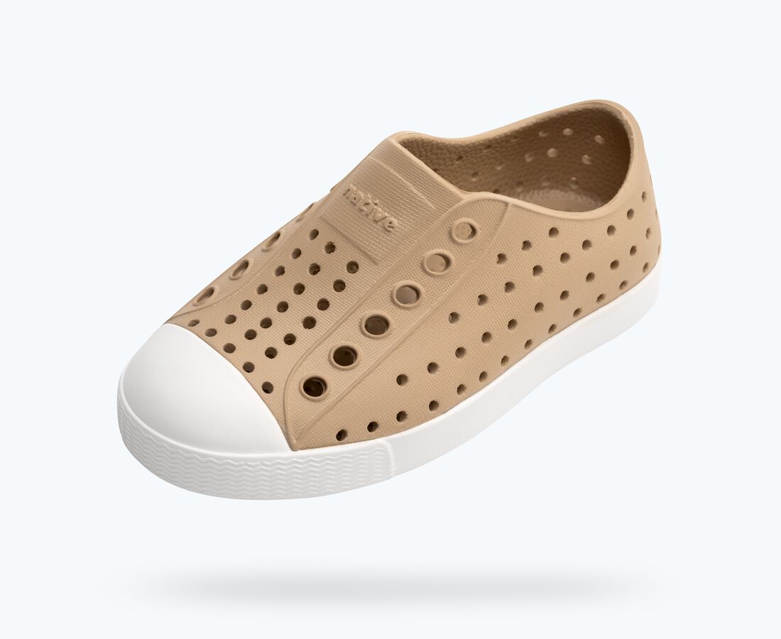 Native Shoes Jefferson Sugarlite&trade; Child - Flax Tan/ Shell White