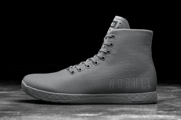 NOBULL MEN'S SHOES HIGH-TOP DARK GREY TRAINER