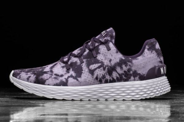 NOBULL MEN'S SHOES WISTERIA TIE-DYE RIPSTOP RUNNER