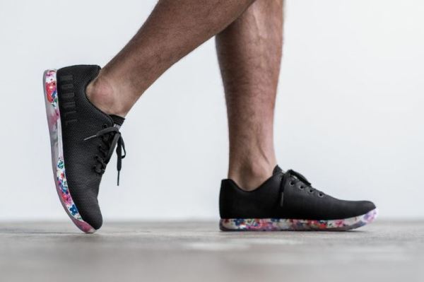 NOBULL MEN'S SHOES BLACK DAISY TRAINER