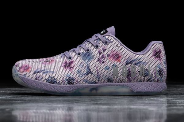 NOBULL MEN'S SHOES WATERCOLOR FLORAL TRAINER