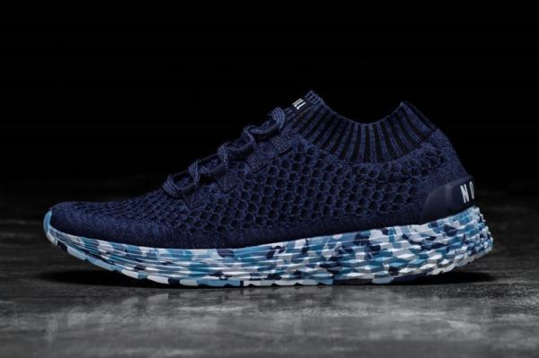 NOBULL MEN'S SHOES WILD OCEAN KNIT RUNNER