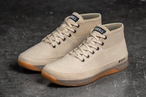NOBULL MEN'S SHOES DESERT CANVAS MID TRAINER