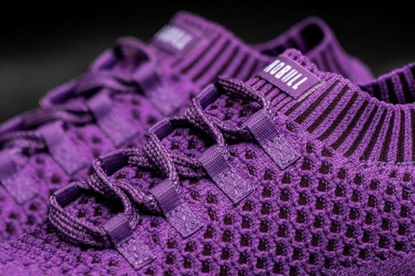 NOBULL MEN'S SHOES PURPLE KNIT RUNNER