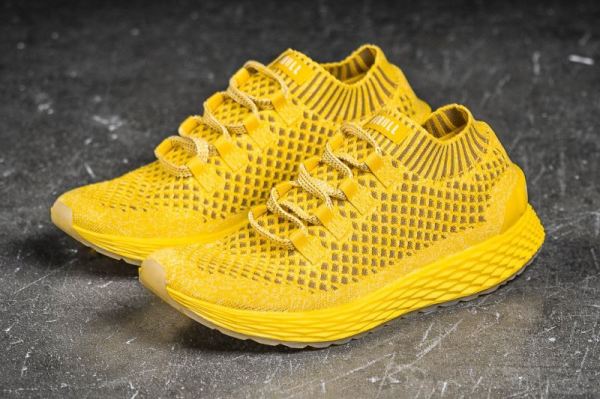 NOBULL MEN'S SHOES LEMON DROP KNIT RUNNER