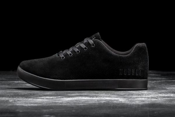 NOBULL MEN'S SHOES BLACK SUEDE TRAINER