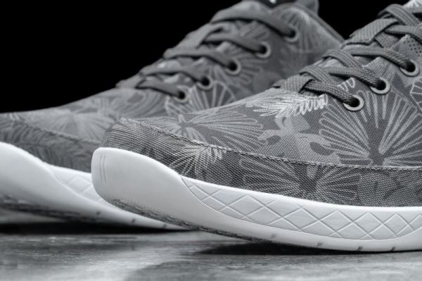 NOBULL MEN'S SHOES GREY OASIS CANVAS TRAINER