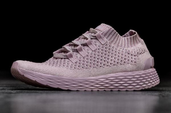 NOBULL MEN'S SHOES LILAC KNIT RUNNER