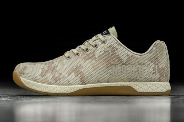 NOBULL MEN'S SHOES LIMESTONE CAMO TRAINER