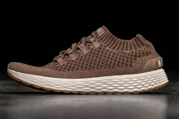 NOBULL MEN'S SHOES ESPRESSO KNIT RUNNER