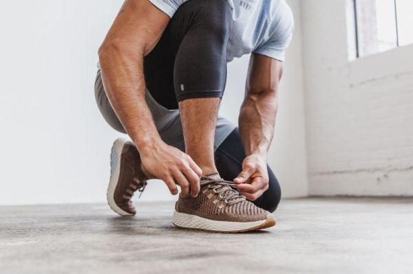 NOBULL MEN'S SHOES ESPRESSO KNIT RUNNER