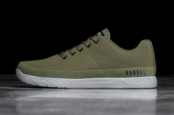 NOBULL MEN'S SHOES MOSS CANVAS TRAINER